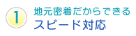 スピード対応